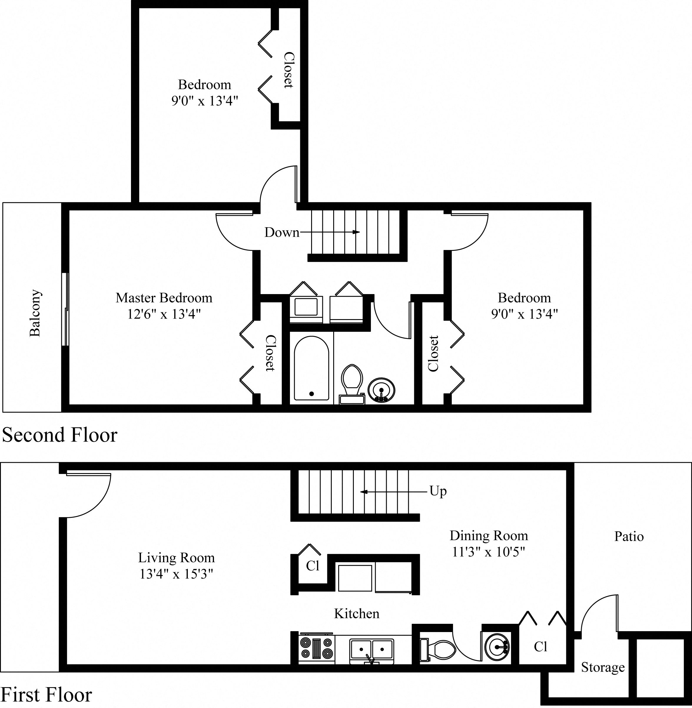 Mechanicsburg 3 Bedroom Apartment 3 Bed Apartment in Mechanicsburg, PA | Wesley Park Townhouses | Property Management, Inc.